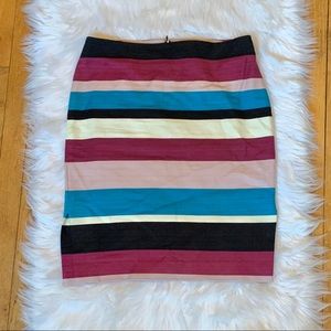 Ann Taylor Loft Striped Skirt